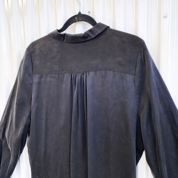 Collection Black Silk High Low  Top L - Picture 7 of 8